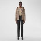 Burberry Burberry Vintage Check Recycled Polyester Hooded Jacket, Size: 10, Beige
