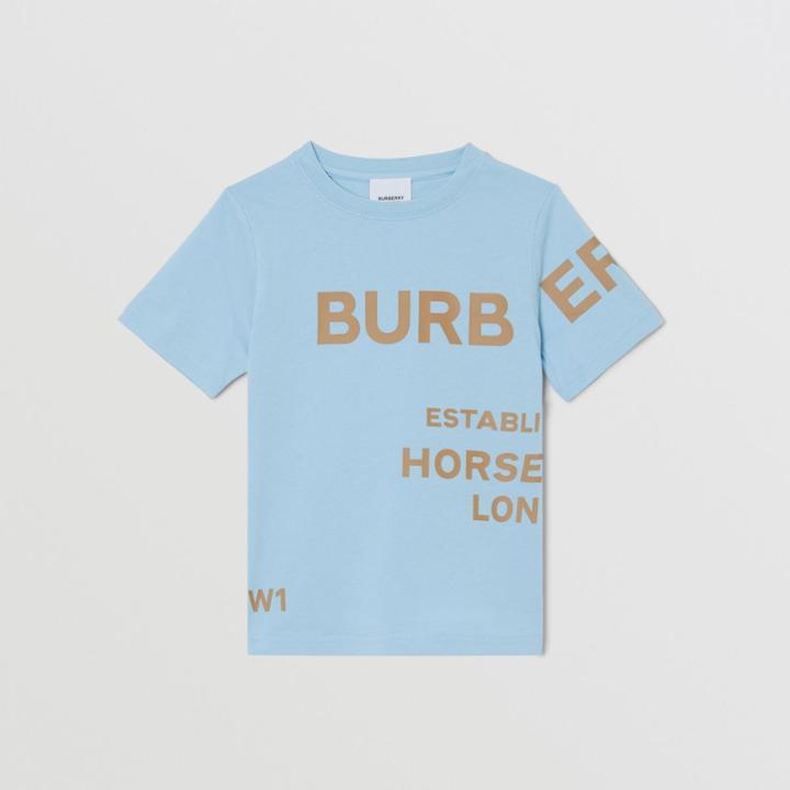 Burberry Burberry Childrens Horseferry Print Cotton T-shirt, Size: 14y