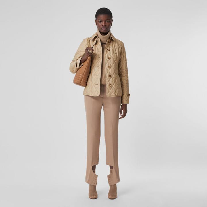 Burberry Burberry Diamond Quilted Thermoregulated Jacket, Size: Xxs