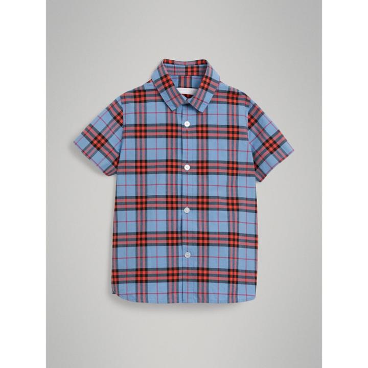 Burberry Burberry Short-sleeve Check Cotton Shirt, Size: 8y