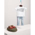 Burberry Burberry Attention Print Cotton T-shirt, Size: 3y