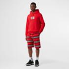 Burberry Burberry Logo Print Cotton Hoodie, Size: S, Red