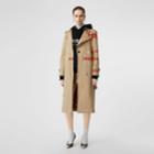 Burberry Burberry Horseferry Print Cotton Gabardine Trench Coat, Size: 04, Yellow