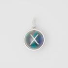 Burberry Burberry Marbled Resin 'x' Alphabet Charm, Blue