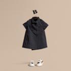 Burberry Burberry Cotton Trench Dress, Size: 2y, Blue