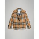 Burberry Burberry Vintage Check Cotton Blazer, Size: 6y