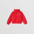 Burberry Burberry Childrens Packaway Hood Shape-memory Taffeta Jacket, Size: 3y, Red
