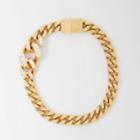 Burberry Burberry Crystal Detail Gold-plated Chain-link Necklace