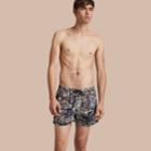 Burberry Burberry Lightweight British Seaside Print Swim Shorts, Size: Xxxl, Blue