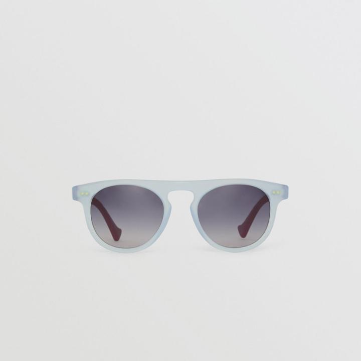 Burberry Burberry The Keyhole Round Frame Sunglasses, Blue