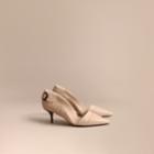 Burberry Burberry Quilted Leather D'orsay Pumps, Size: 36.5, Beige