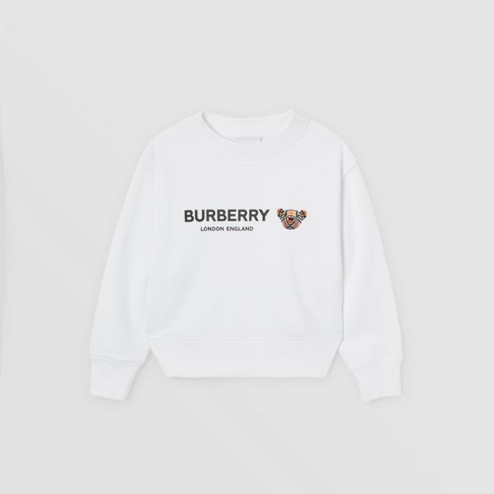 Burberry Burberry Childrens Thomas Bear Motif Cotton Sweatshirt, Size: 4y