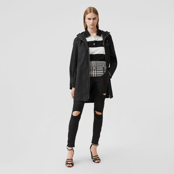 Burberry Burberry Econyl Parka, Size: 06, Black