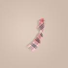 Burberry Burberry The Mini Classic Cashmere Scarf In Check, Size: Os, Purple