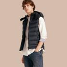 Burberry Down-filled Technical Gilet With Detachable Hood