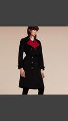 Burberry Slim Fit Cashmere Trench Coat