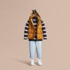 Burberry Burberry Down-filled Hooded Gilet, Size: 14y, Yellow