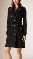 Burberry Military Braid Cotton Gabardine Trench Coat