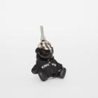 Burberry Burberry Thomas Bear Charm In Hooded Top, Black