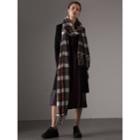 Burberry Burberry Wool Cashmere Tailored Coat, Size: 04, Black