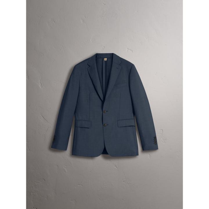 Burberry Burberry Soho Fit Wool Mohair Suit, Size: 50r, Blue