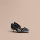 Burberry Burberry Quilted Leather D'orsay Pumps, Size: 35.5, Black