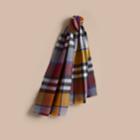 Burberry Burberry Overdyed Exploded Check Merino Wool Scarf, Size: Os, Red