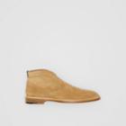 Burberry Burberry Brogue Detail Suede Boots, Size: 45, Beige