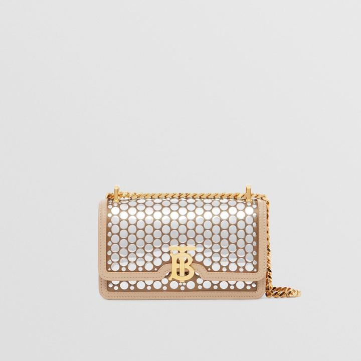 Burberry Burberry Mini Paillette-embellished Silk Chain Tb Bag