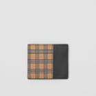 Burberry Burberry Small Scale Check International Bifold Wallet, Yellow