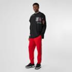 Burberry Burberry Icon Stripe Detail Jersey Trackpants, Size: M, Red