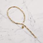 Burberry Burberry Kilt Pin Gold-plated Long Link Drop Necklace
