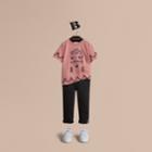 Burberry Burberry Lady Print Cotton T-shirt, Size: 4y, Pink