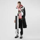 Burberry Burberry Logo Graphic Two-tone Jersey Trackpants, Black
