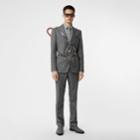 Burberry Burberry Monogram Button Cotton Shirt, Size: 29, Grey