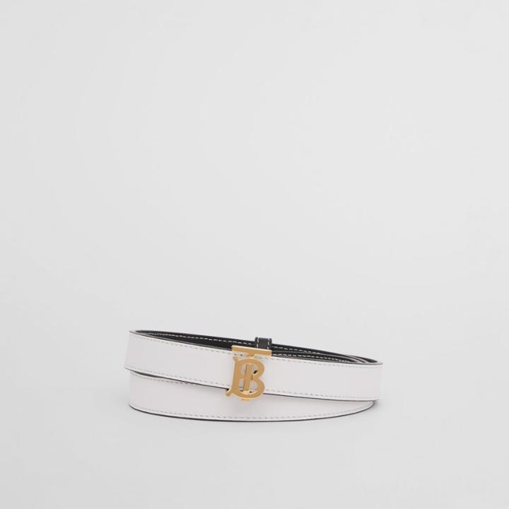 Burberry Burberry Reversible Monogram Motif Leather Belt