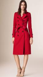 Burberry Burberry The Chelsea Extra-long Heritage Trench Coat, Size: 04, Red