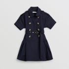 Burberry Burberry Childrens Stretch Cotton Trench Dress, Size: 8y, Black