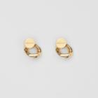 Burberry Burberry Small Gold-plated Chain Link Earrings