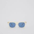 Burberry Burberry Icon Stripe Detail Rectangular Frame Sunglasses