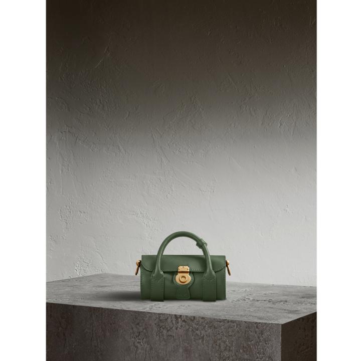 Burberry Burberry The Mini Dk88 Barrel Bag, Green