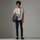 Burberry Burberry Short-sleeve Painted Vintage Check Cotton Shirt, Size: Xxl, Yellow