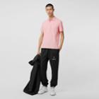 Burberry Burberry Monogram Motif Cotton Piqu Polo Shirt, Pink