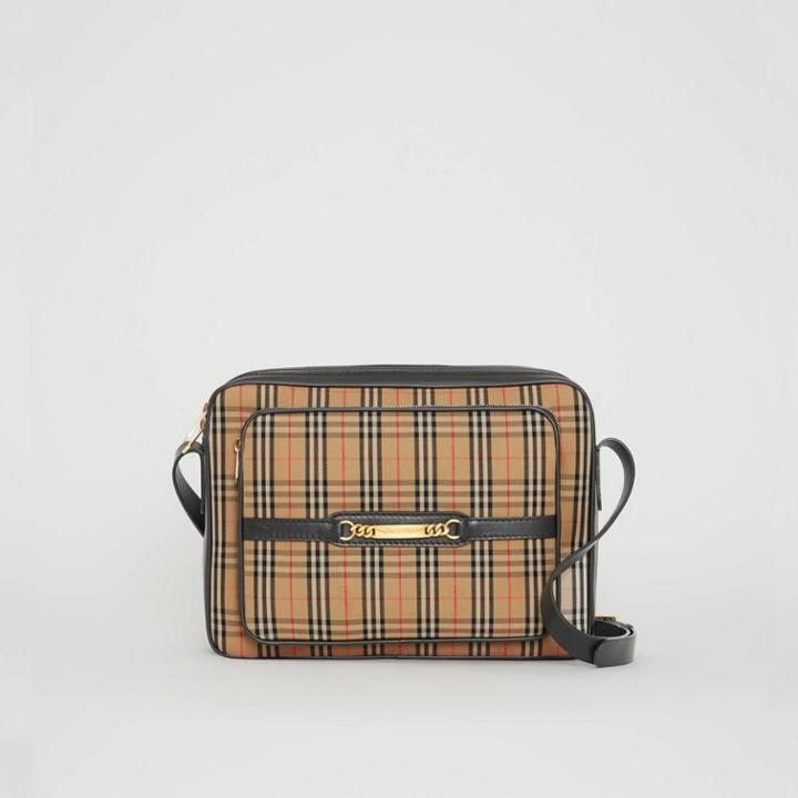 Burberry Burberry The Large 1983 Check Link Camera Bag, Black