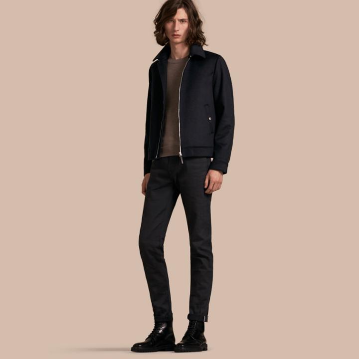 Burberry Burberry Cashmere Jacket, Size: 48, Blue