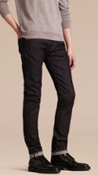 Burberry Burberry Slim Fit Stretch Japanese Selvedge Denim Jeans, Size: 34r, Blue