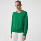 Burberry Burberry Archive Logo Appliqu Cashmere Sweater, Size: Xs, Green