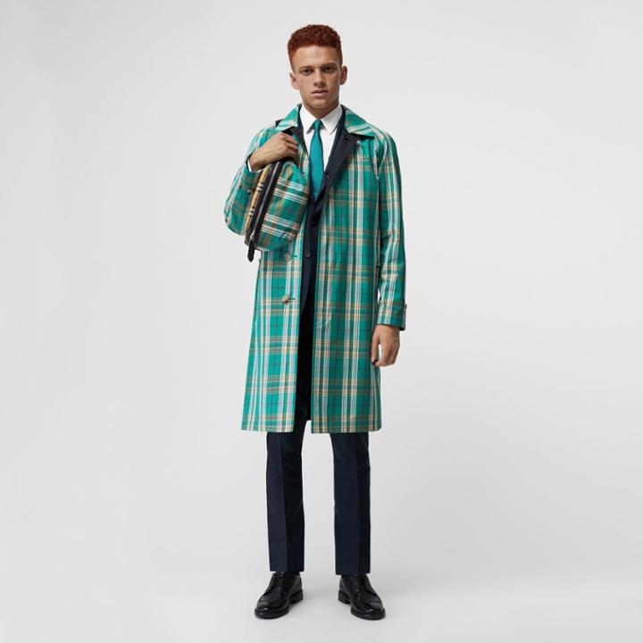 Burberry Burberry Reversible Tropical Gabardine Car Coat, Size: 34, Black