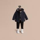 Burberry Burberry Hooded Field Jacket, Size: 3y, Blue