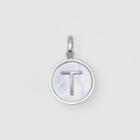 Burberry Burberry Marbled Resin 't' Alphabet Charm, Brown